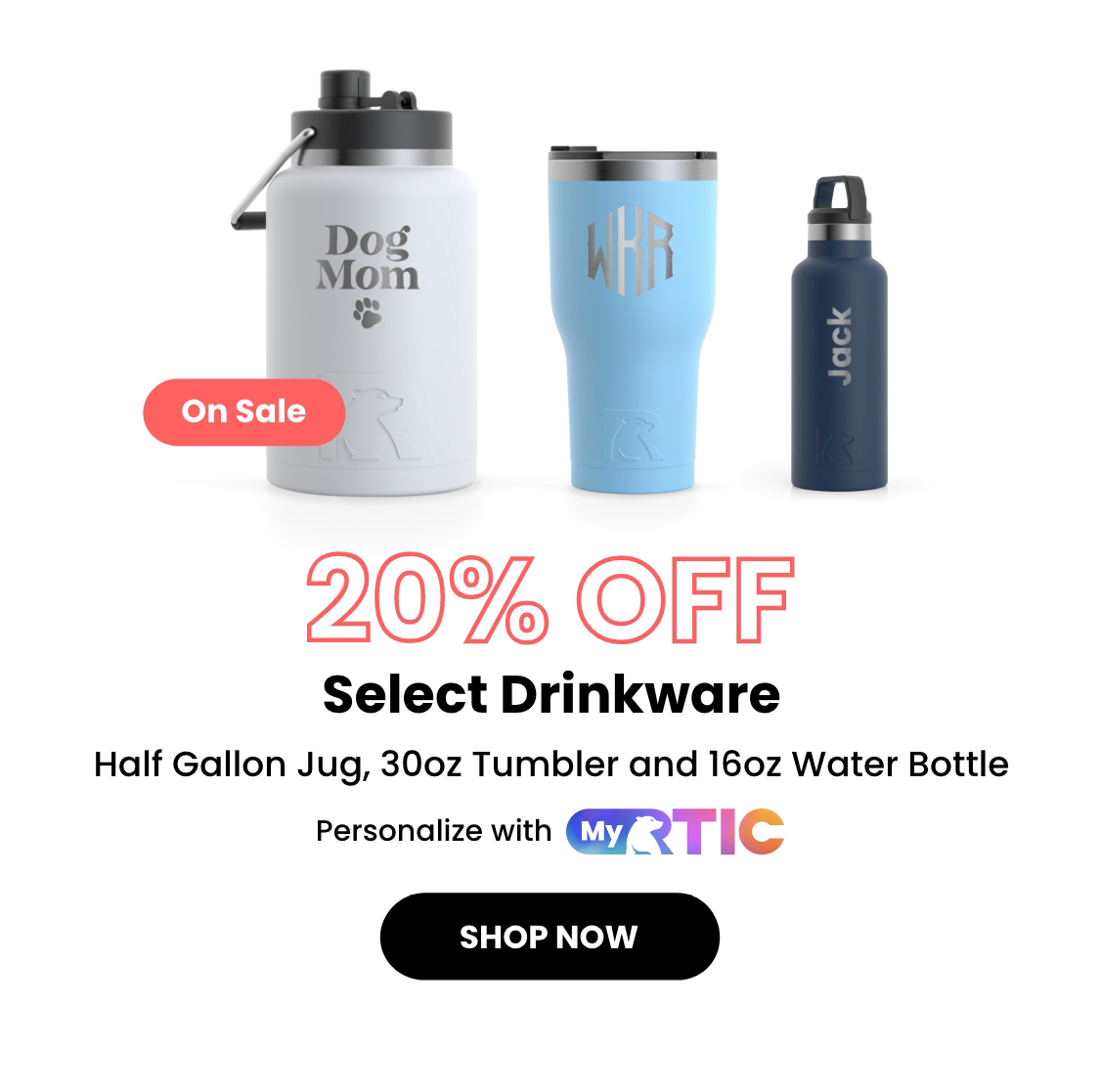 20% Off Drinkware