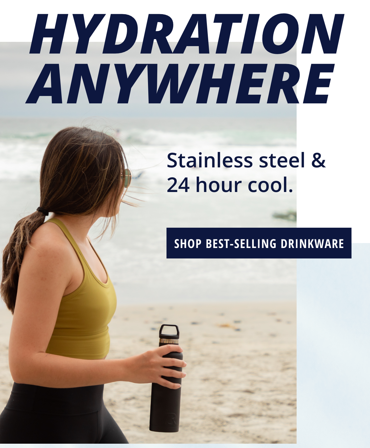 Stainless steel & 24 hour cool. 