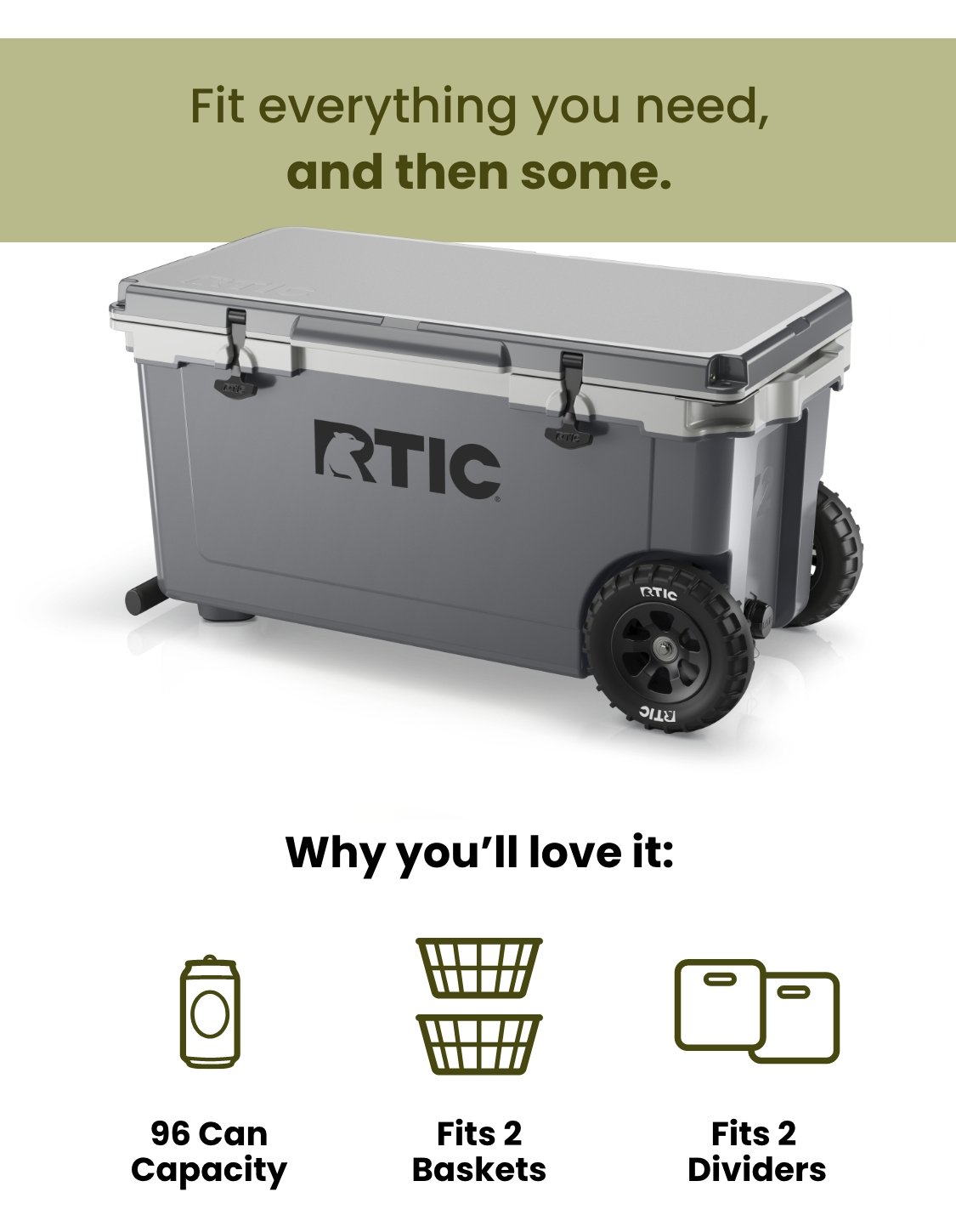 Fit everything you need, and then some.