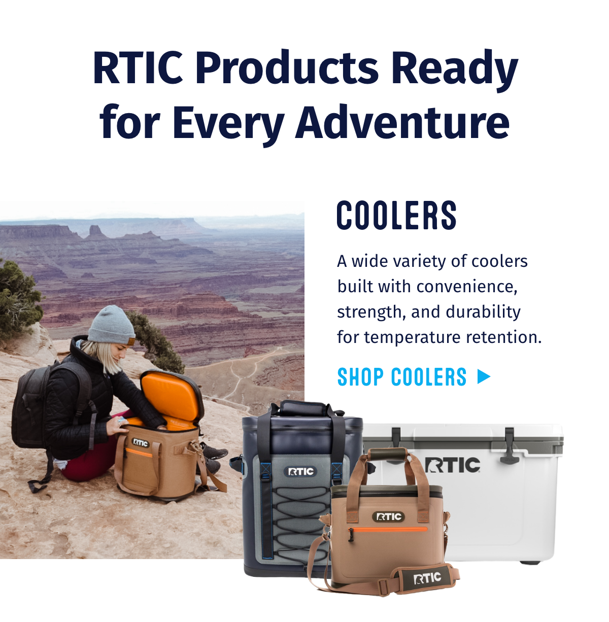 RTIC Products ready for every adventure. Shop Coolers