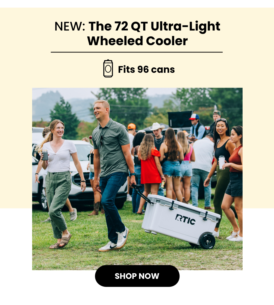 New: 72 QT Cooler!