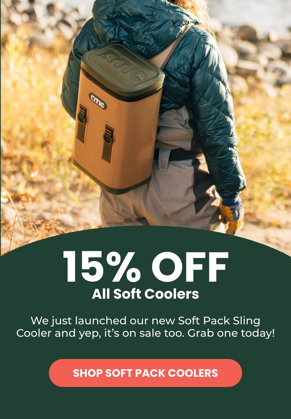 15 Can Soft Pack Sling Cooler