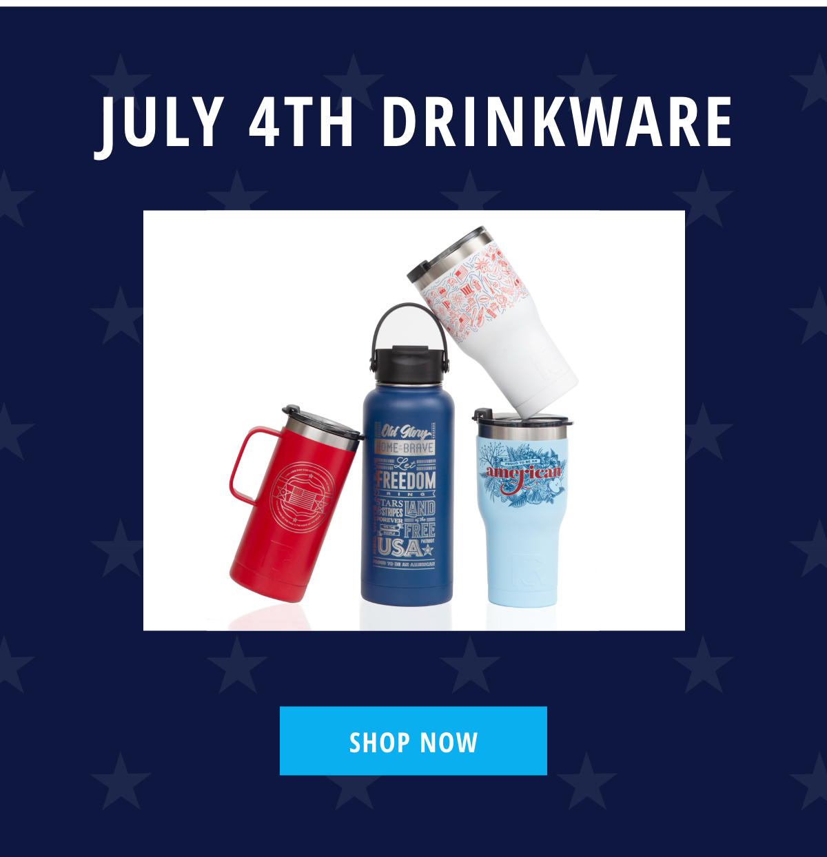 July 4th Drinkware