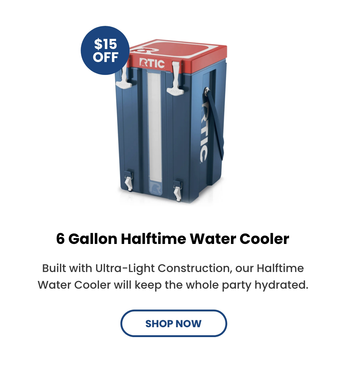 Halftime Water Cooler