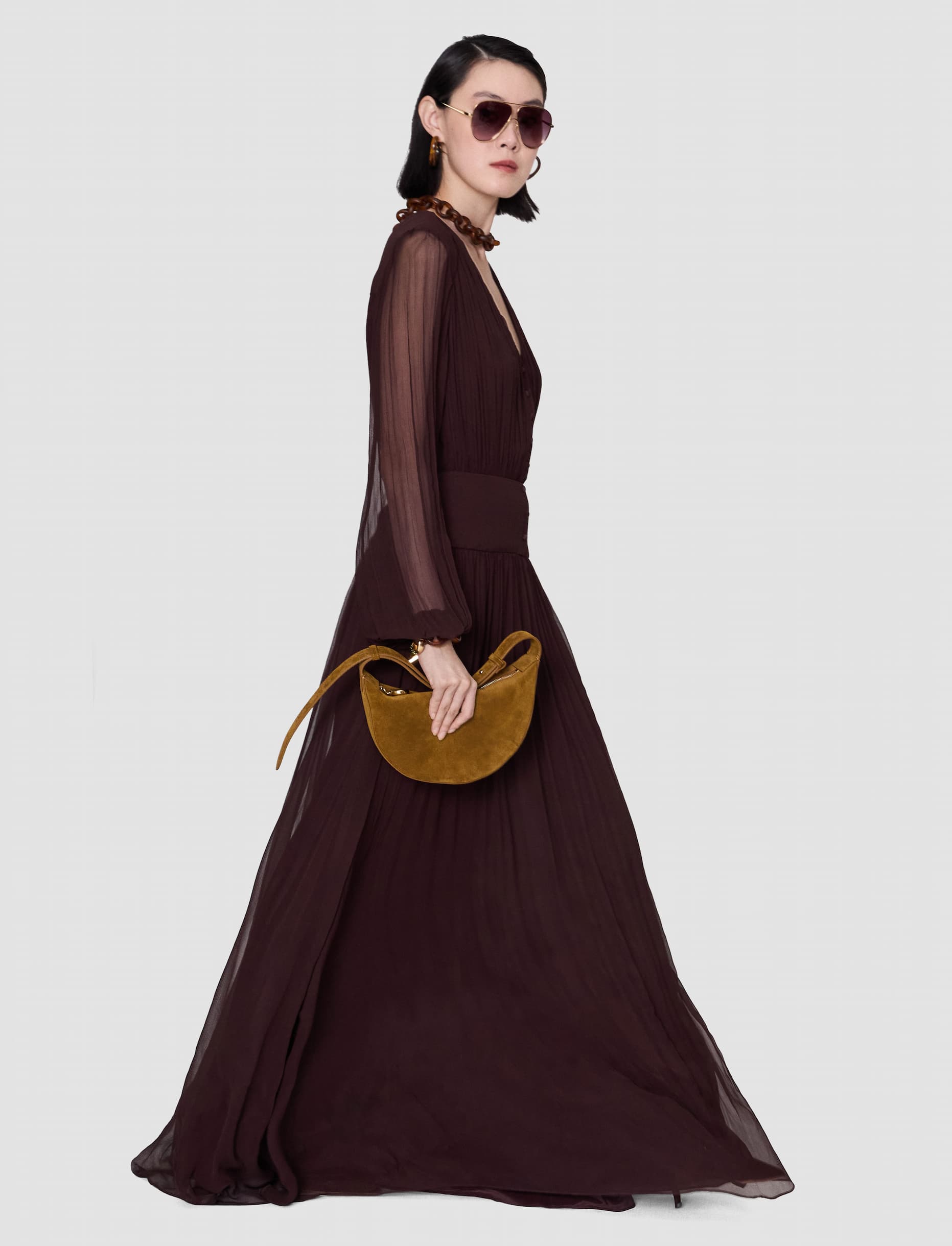 Bianca Silk Chiffon Dress