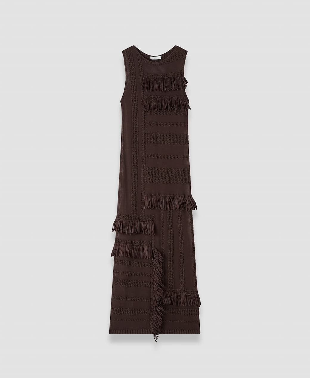 Nari Cotton Raffia Fringe Dress
