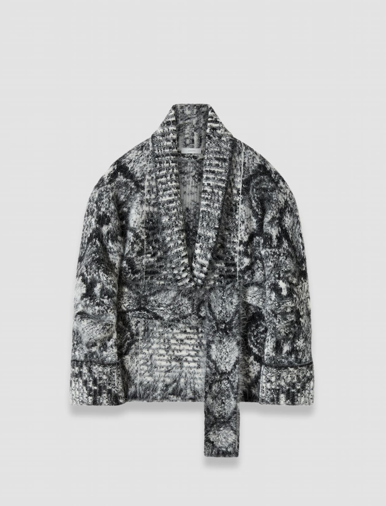Pilsley Fluffy Alpaca Snake Cardigan