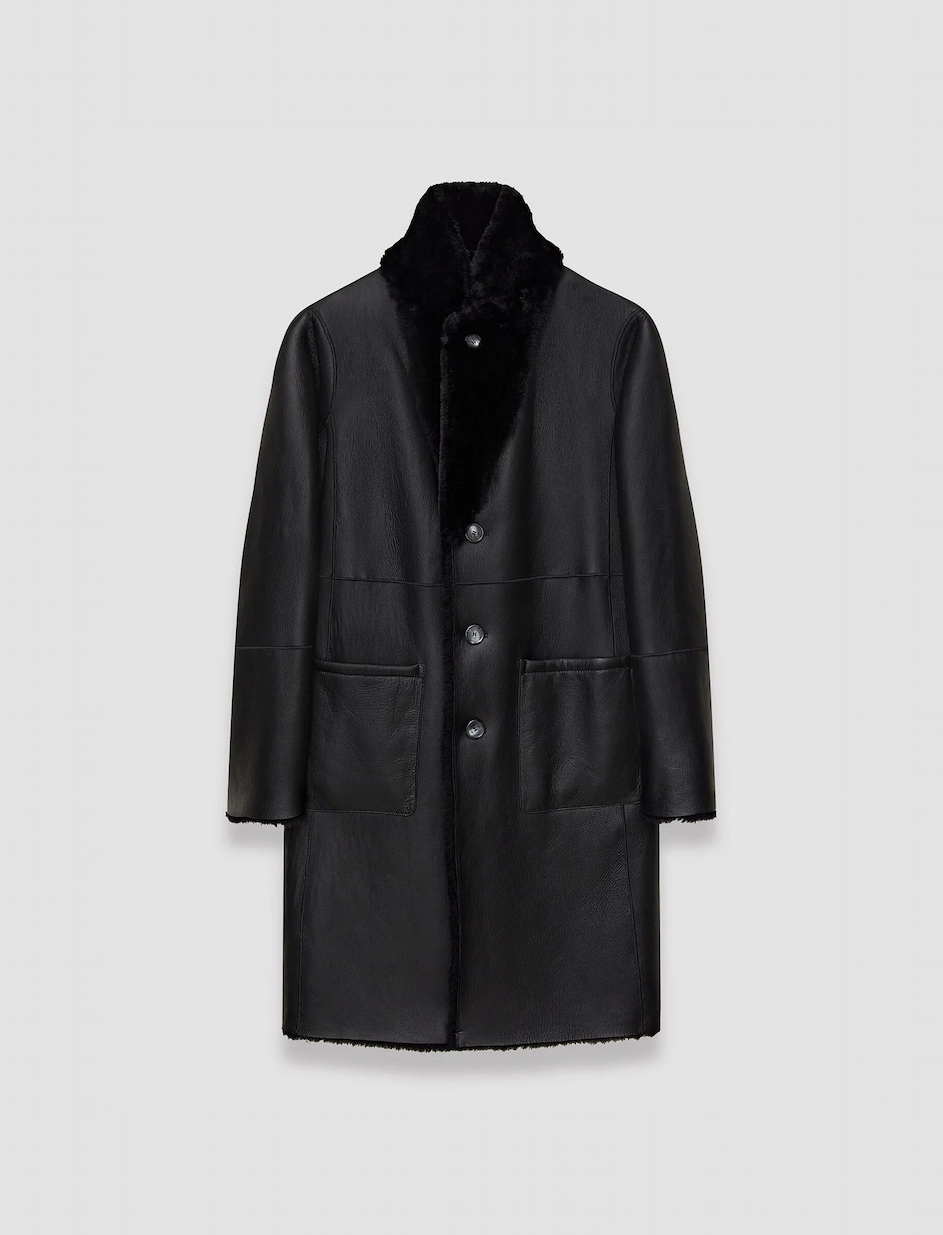 Caspian Soft Shearling Reversible Coat