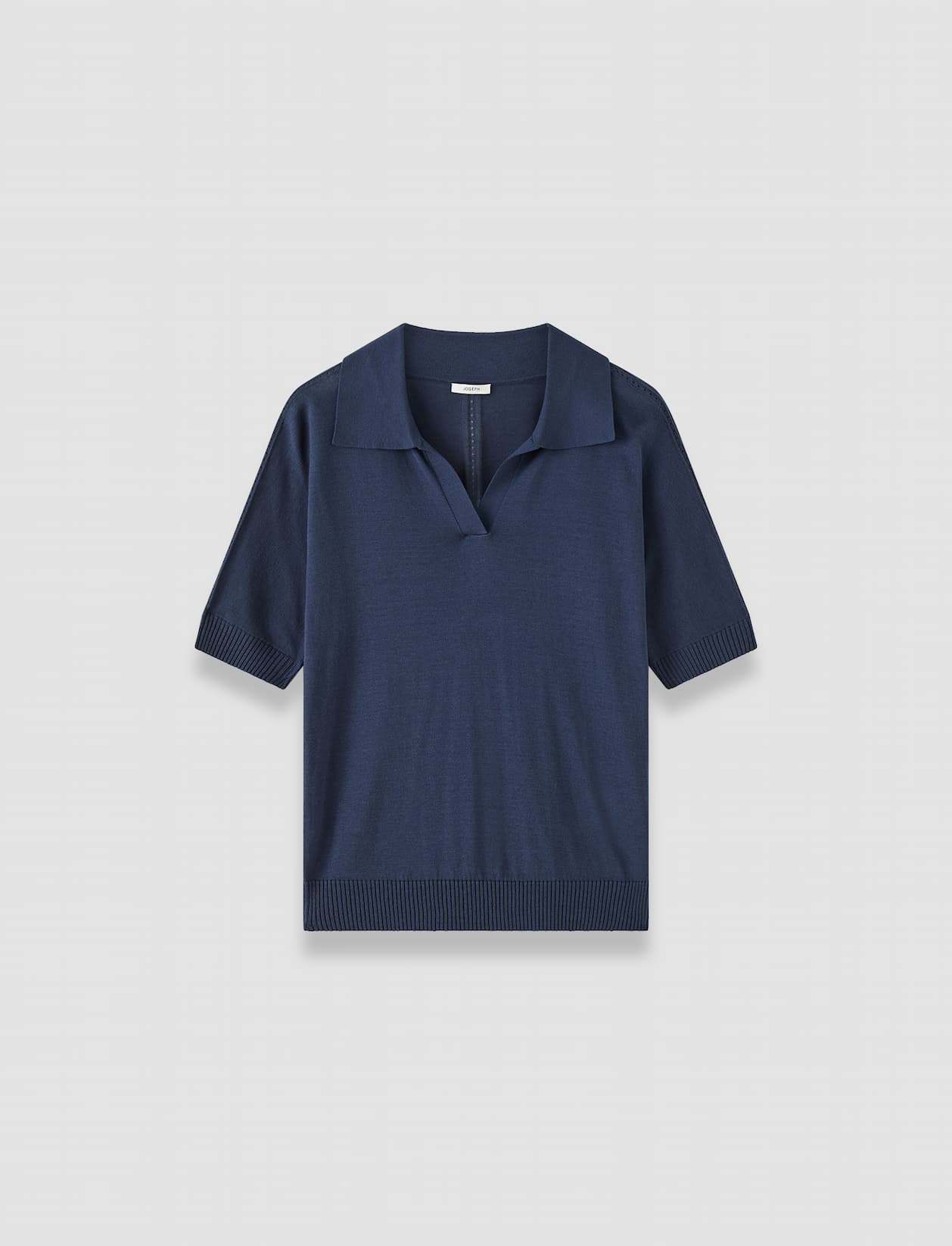 Niata Superfine Silk Polo Top