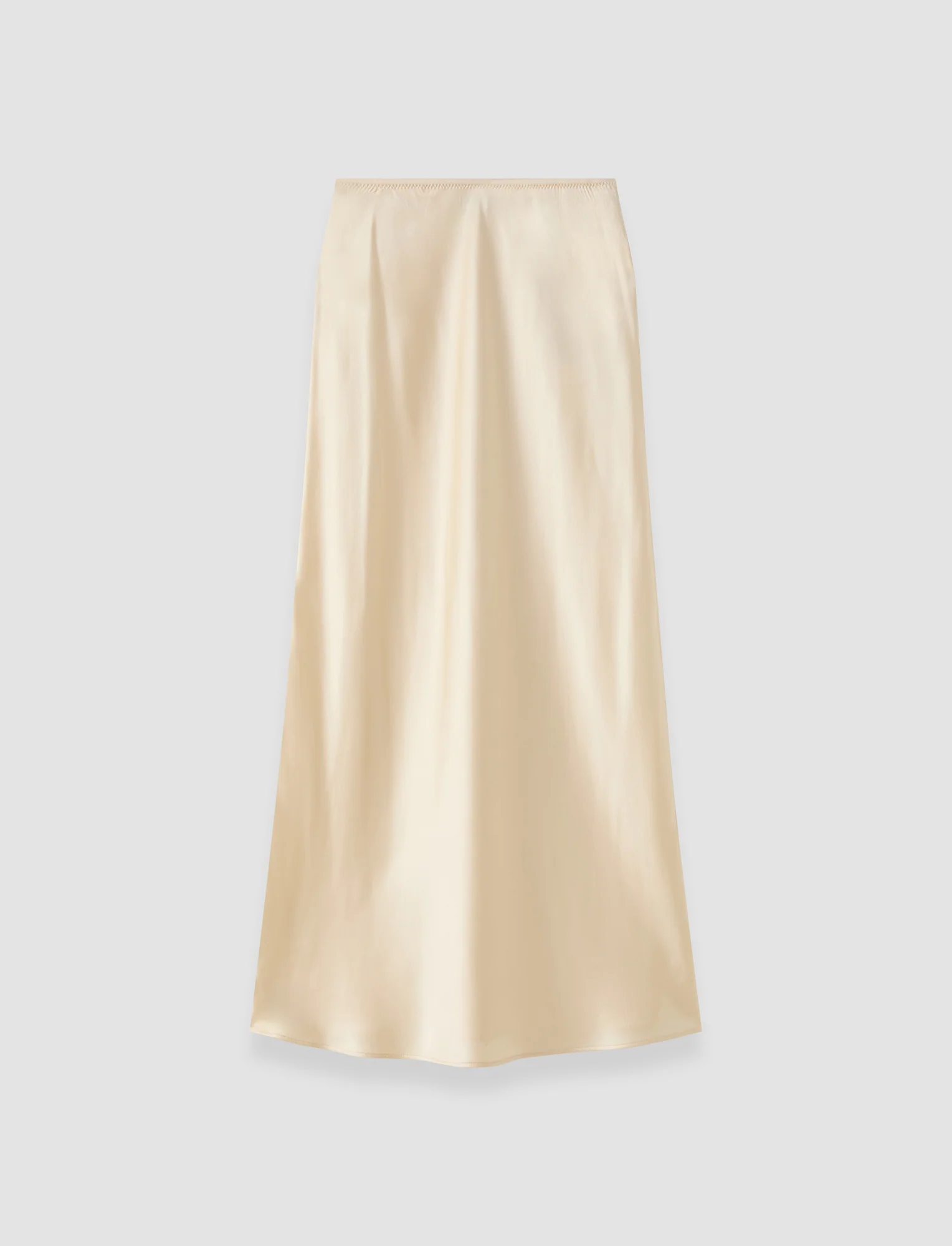 Isaak Long Silk Satin Skirt
