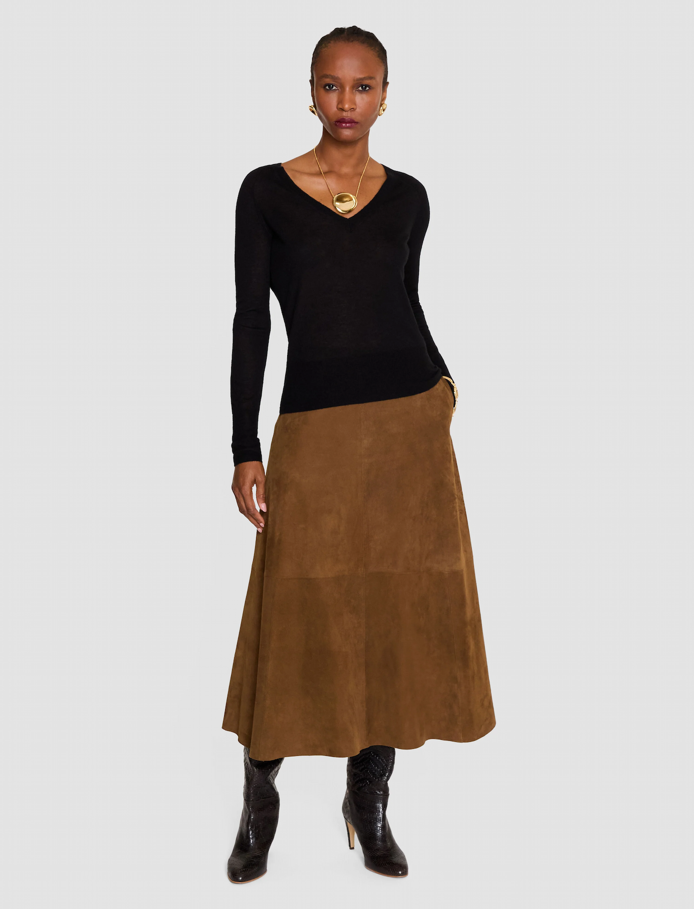 Helius Light Suede Skirt