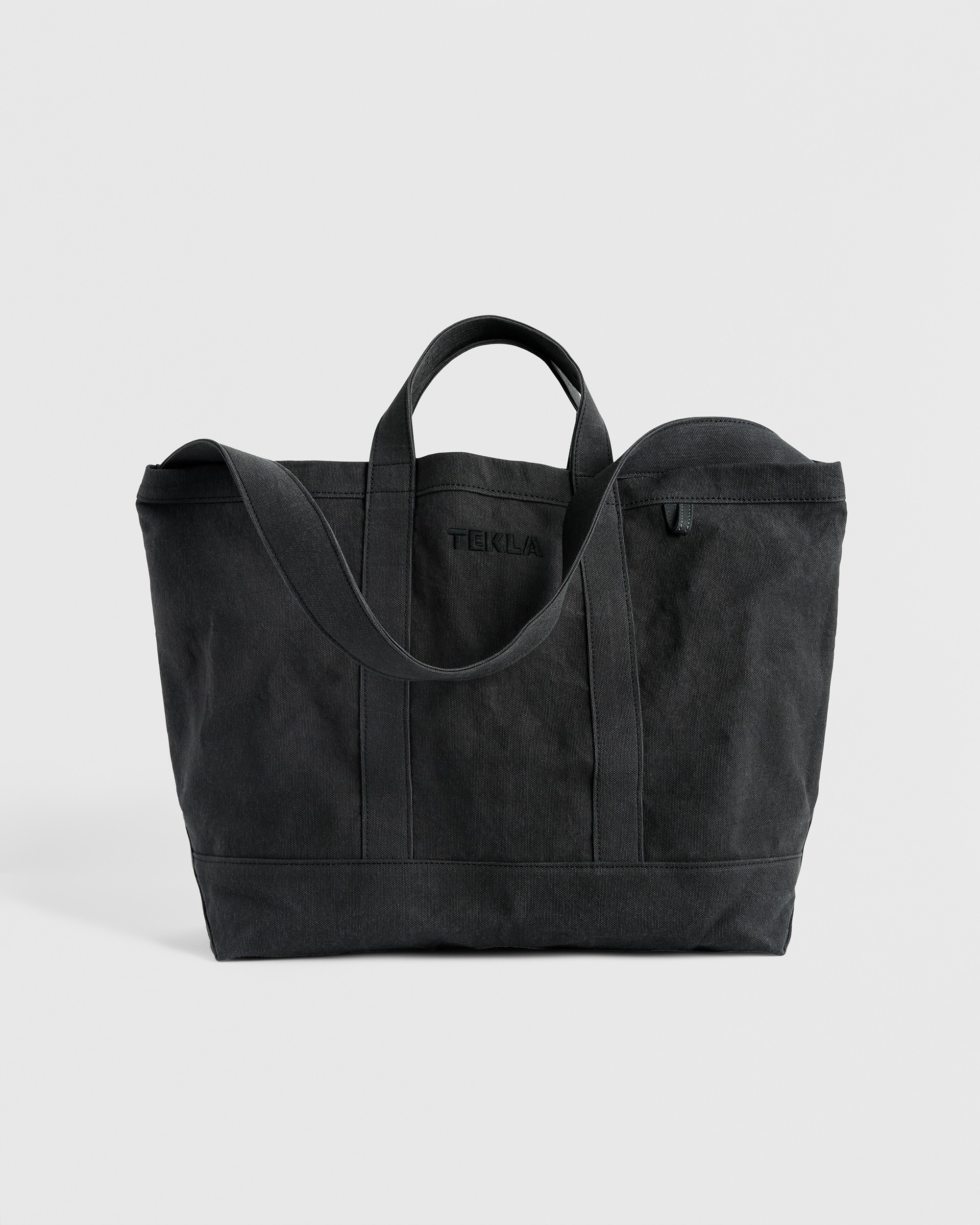 Black Sand Canvas beach bag