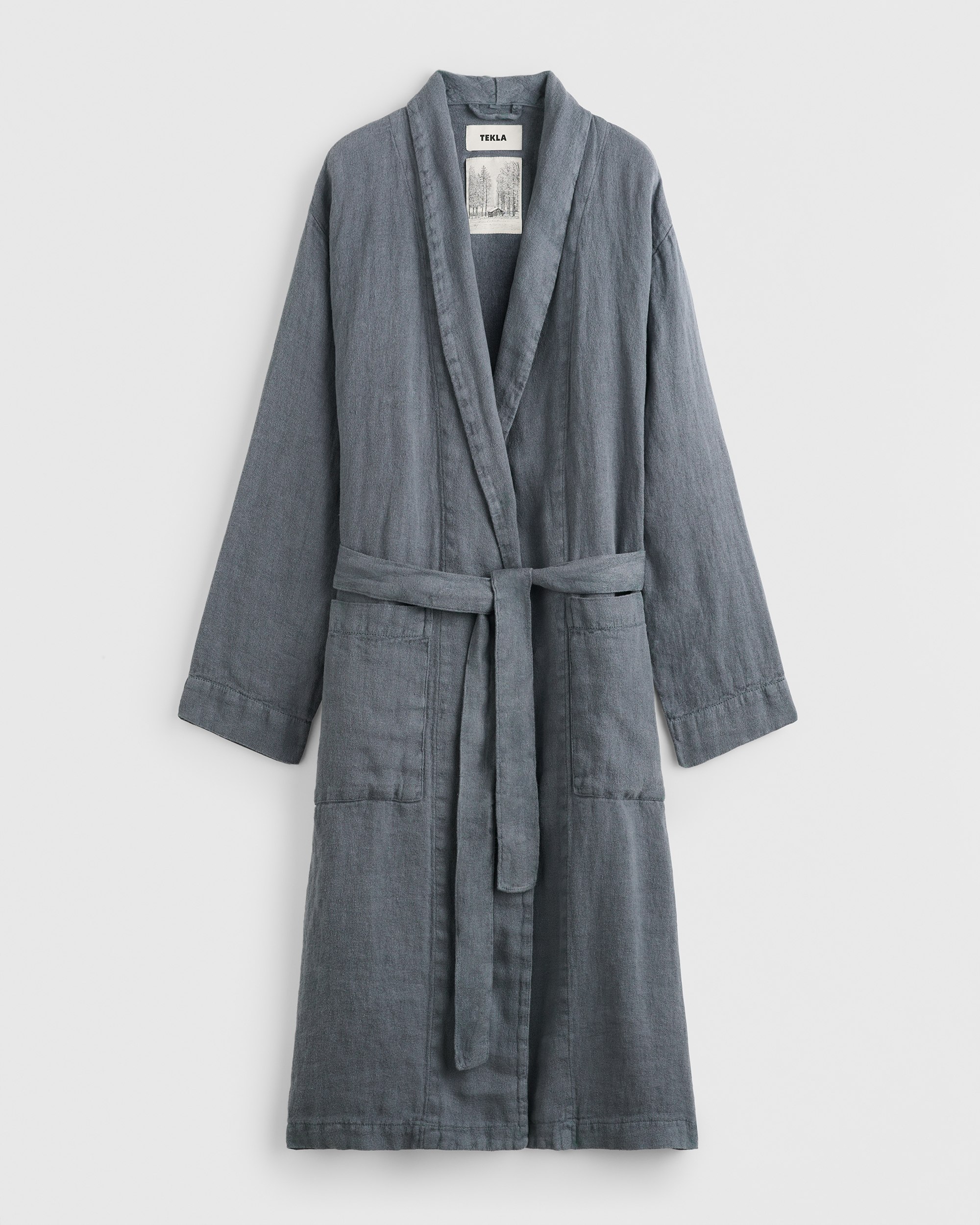 Bastu Terry linen robe