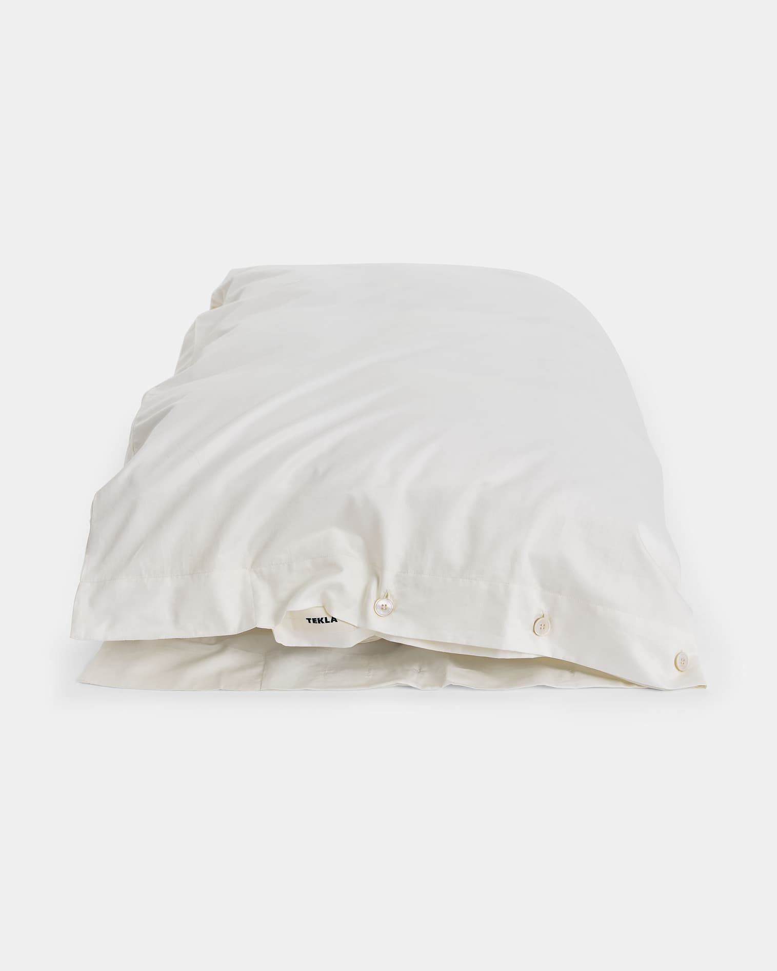 Cloud White Sateen duvet cover