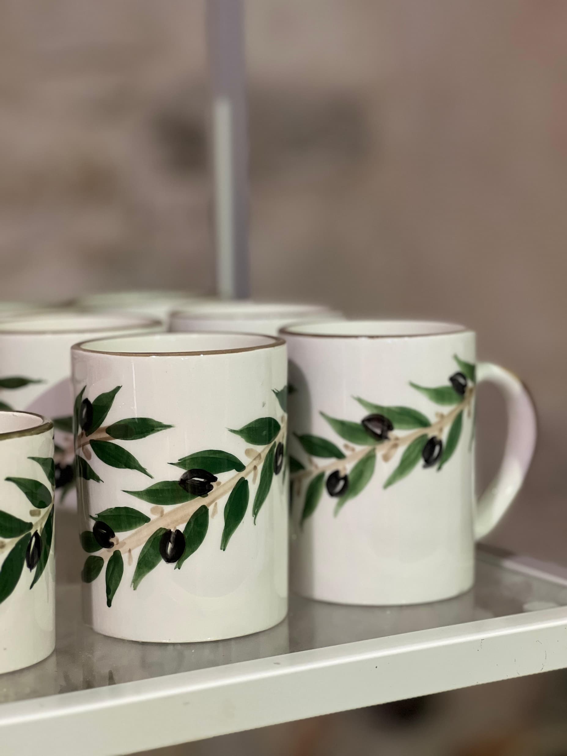 Ceramic mug detail