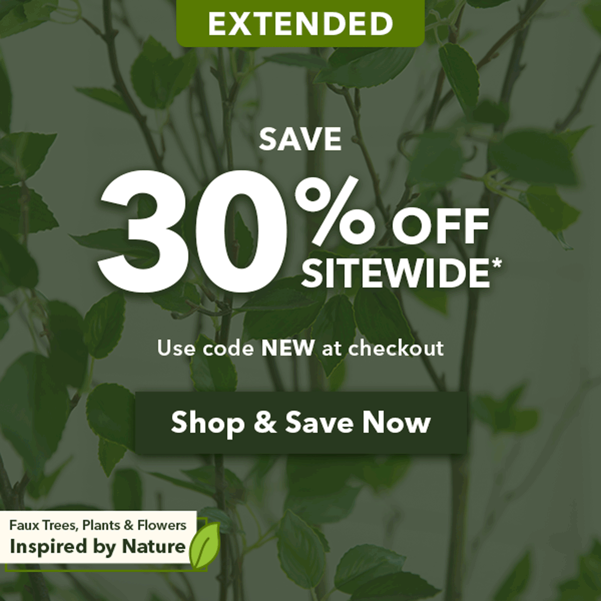 30% OFF SITEWIDE