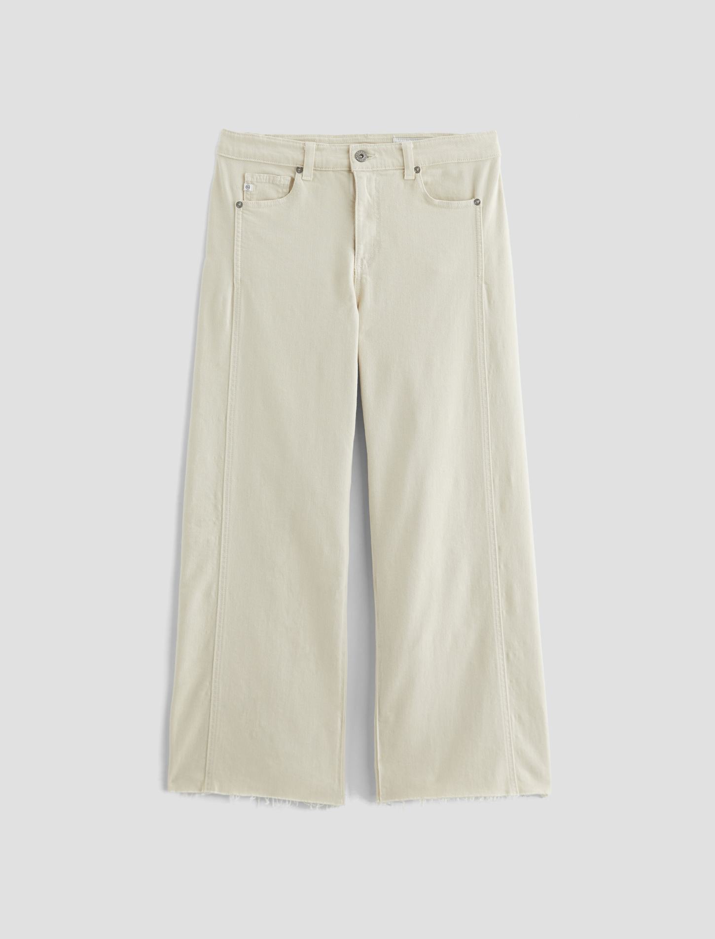Saige Wide Leg Crop With Panel
