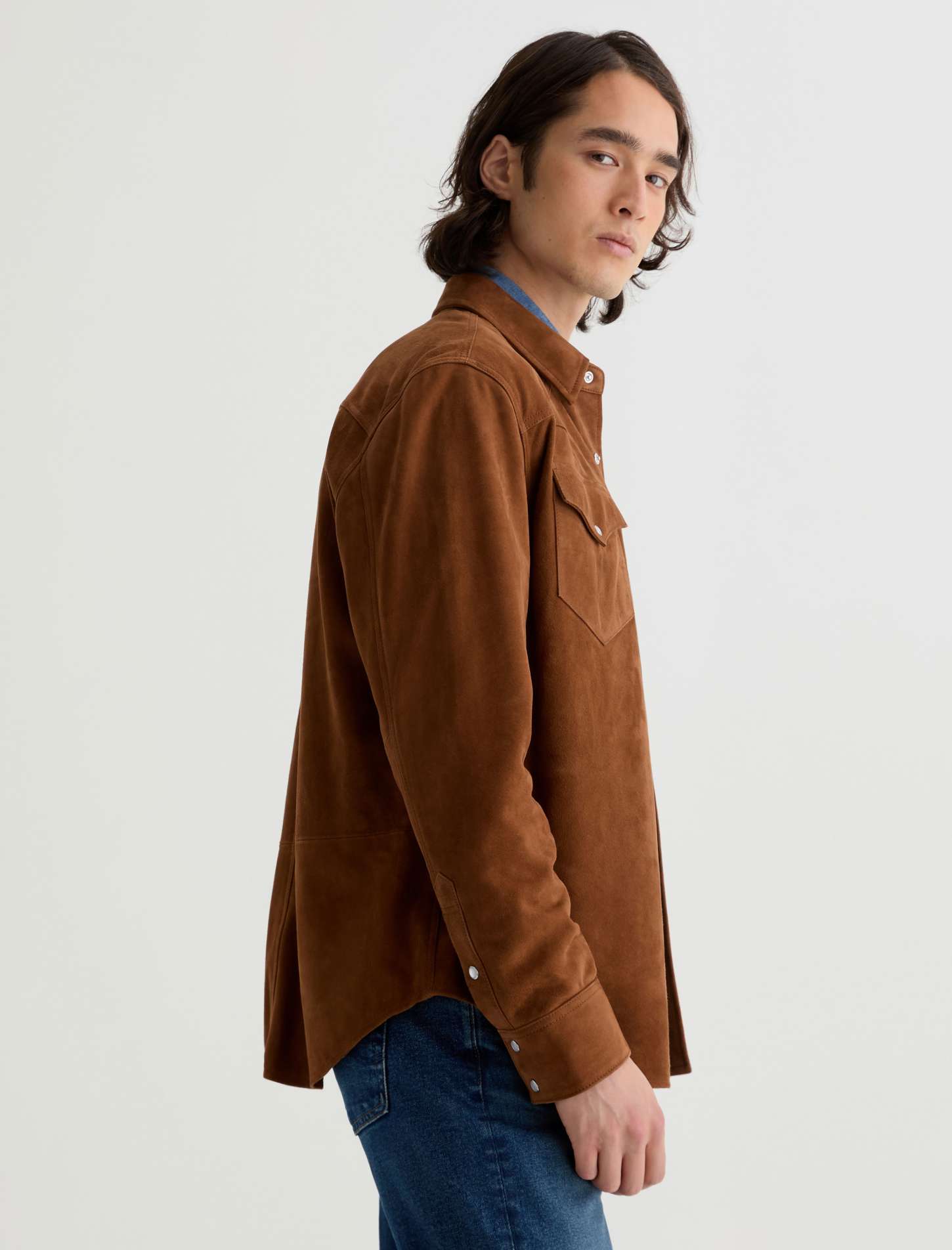 Elias Suede Shirt Jacket