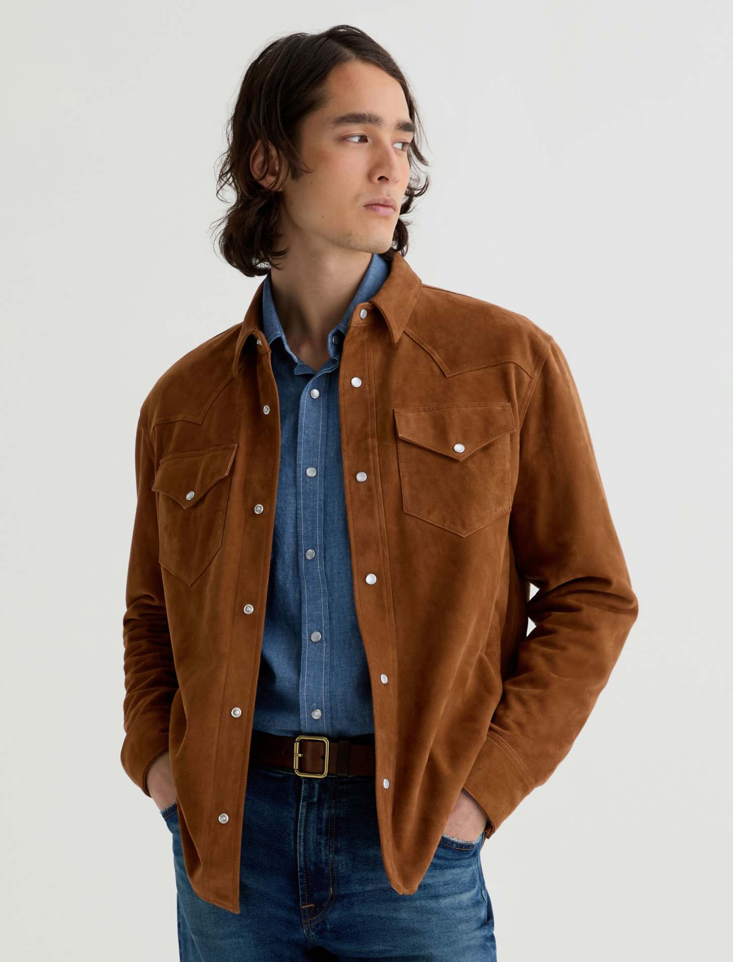 Elias Suede Shirt Jacket
