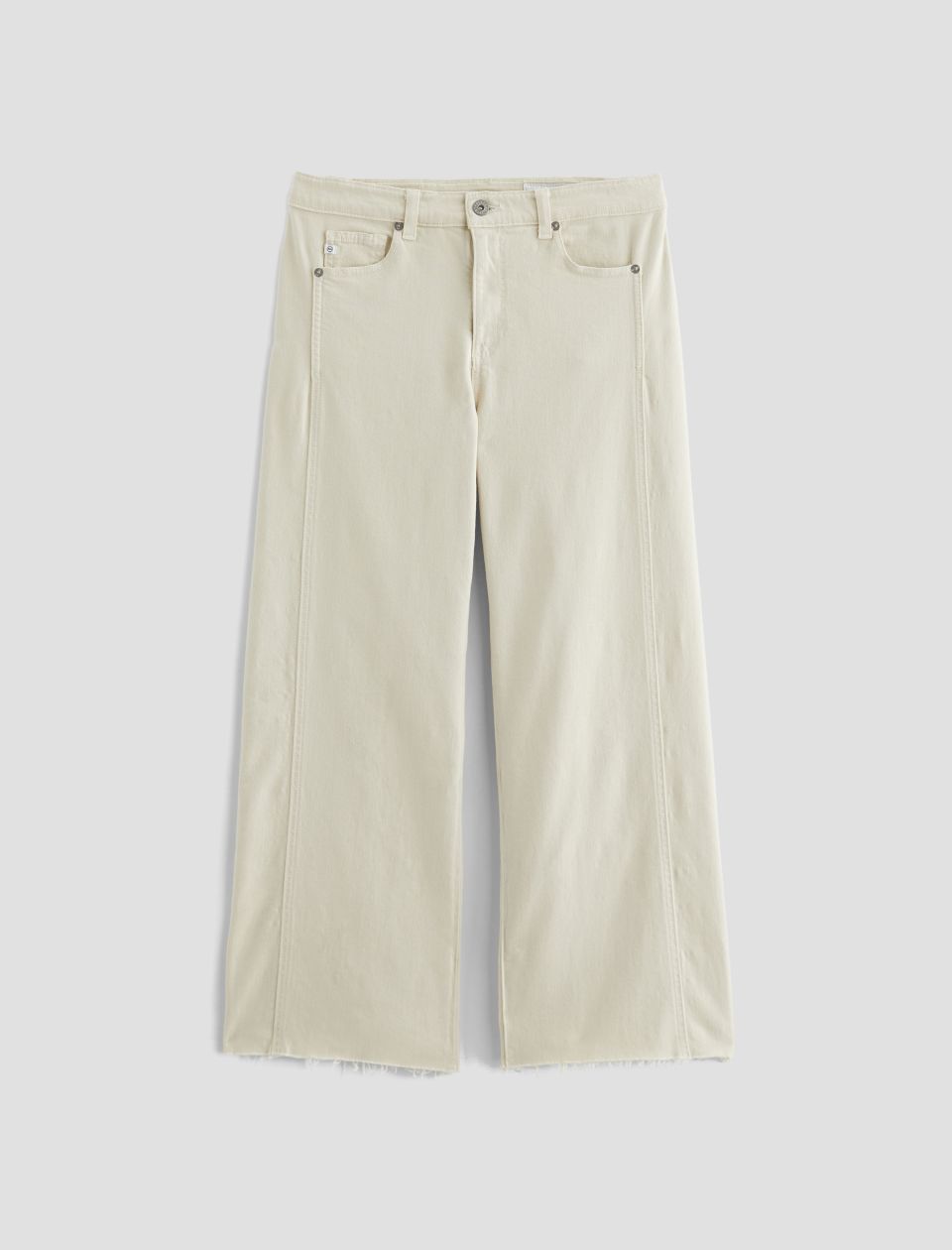 Saige Wide Leg Crop With Panel