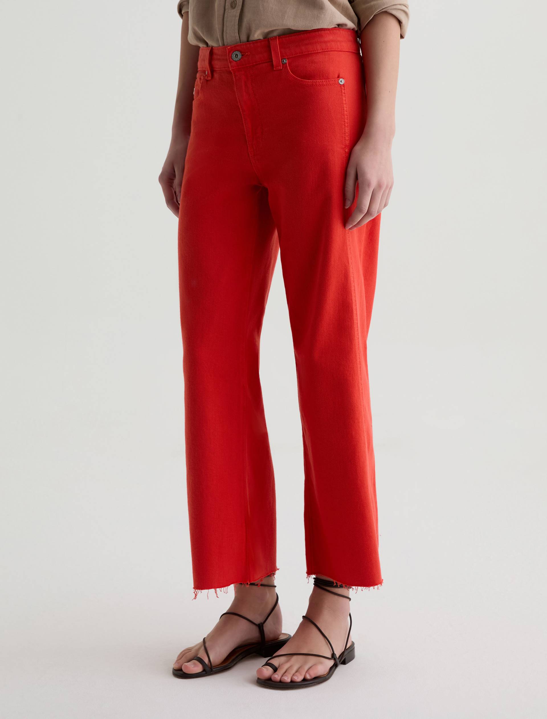 Saige Wide Leg Crop With Panel