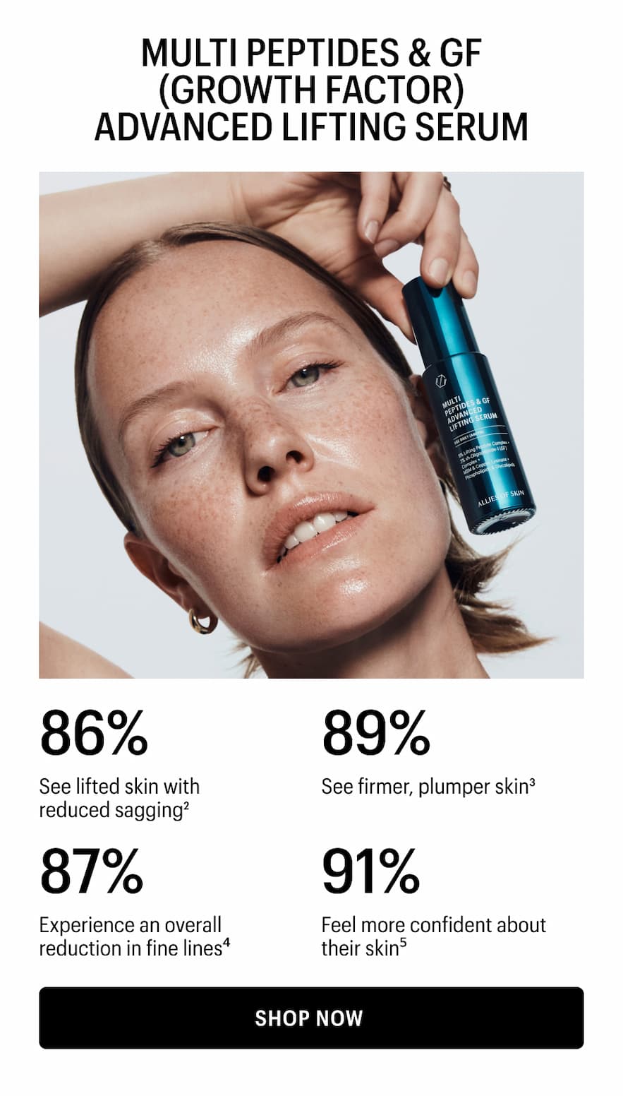89% SEE FIRMER SKIN  - Shop Now