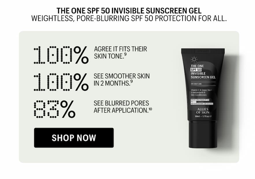 THE ONE SPF 50 INVISIBLE SUNSCREEN GEL - Shop Now