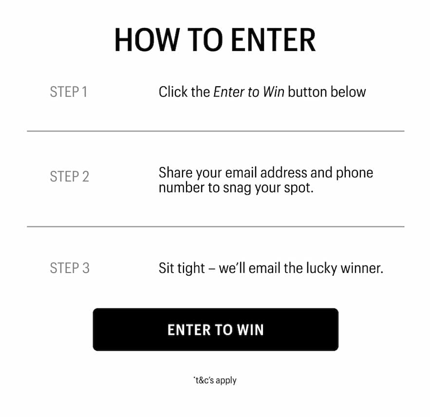 ENTER TO WIN