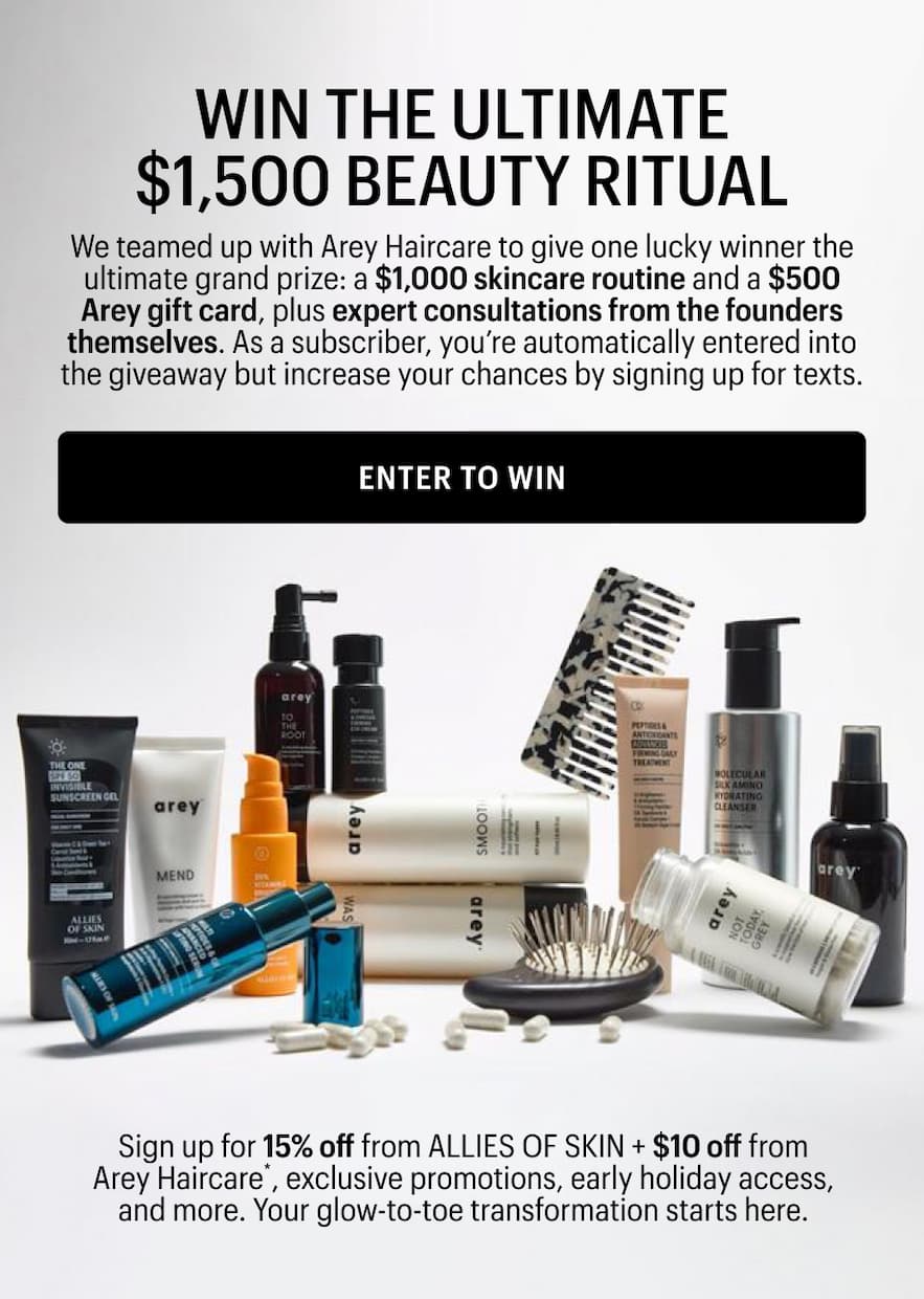 WIN A $1500 BEAUTY RITUAL