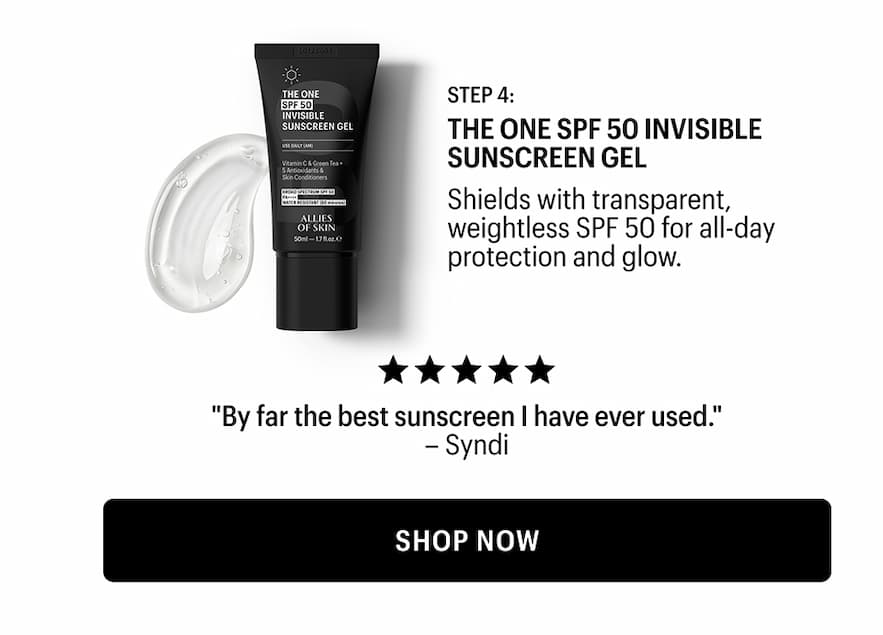 THE ONE SPF 50 INVISBLE SUNSCREEN GEL - Shop Now