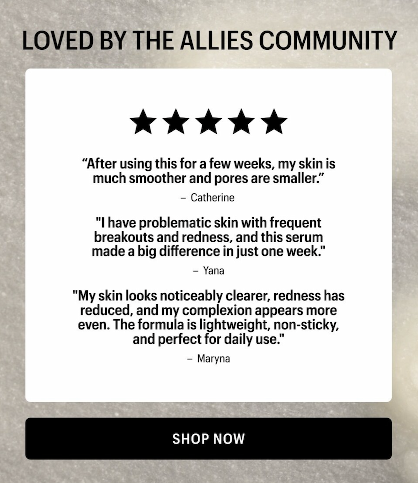 LOVED BY THE ALLIES COMMUNITY - Shop Now