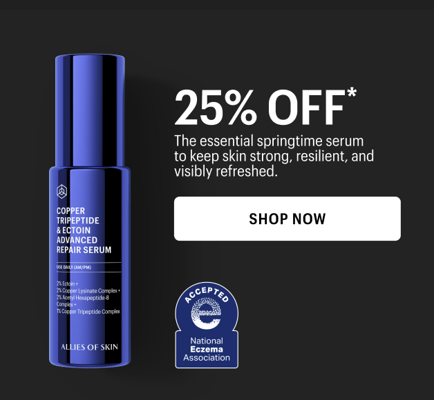 25% OFF THE ESSENTIAL SPRINGTIME SERUM TO KEEP SKIN STRONG, RESILIENT, AND VISIBLY REFRESHED - Shop Now 