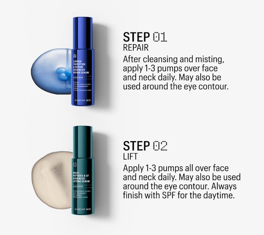 STEP 01 & STEP 02 - Shop Now