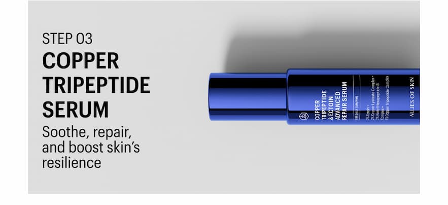 STEP 3: Copper Tripeptide Serum - SHOP NOW