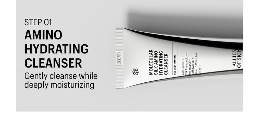 STEP 1: Amino Hydrating Cleanser - Shop Now