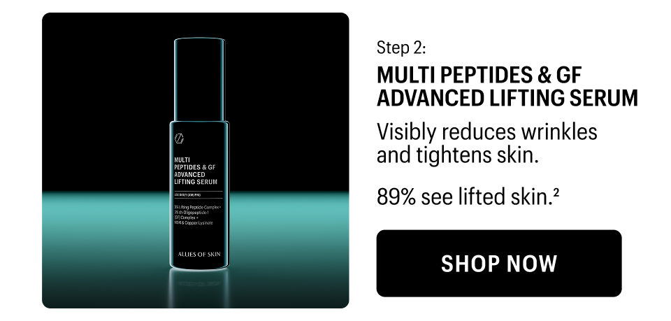 STEP 2 - GROWTH FACTOR SERUM - Shop Now