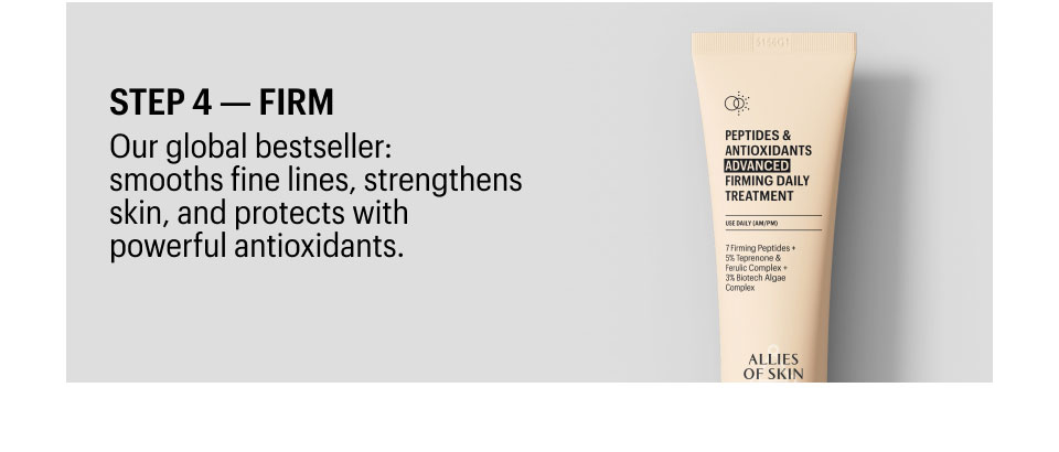 FIRMING MOISTURIZER - Shop Now