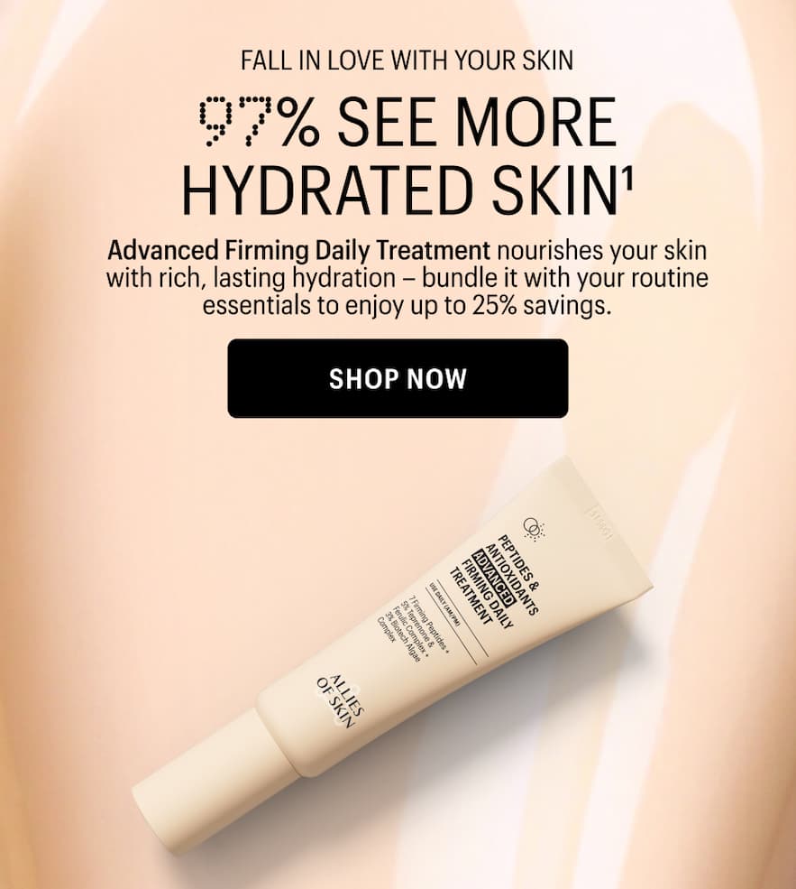97% SEE MORE HYDRATED SKIN - Shop Now