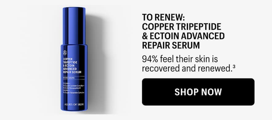 TO RENEW COPPER TRIPEPETIDE & ECTOIN ADVANCED REPAIR SERUM - Shop Now 