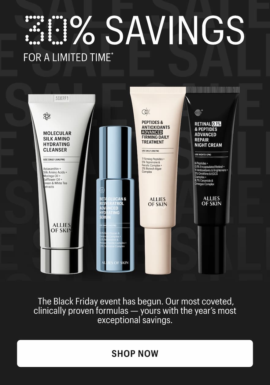 BLACK FRIDAY - SHOP 30% OFF