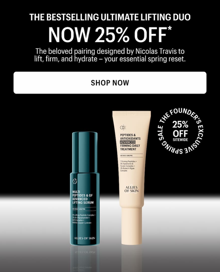 THE BESTSELLER ULTIMATE LIFTING DUO NOW 25% OFF - Shop Now 