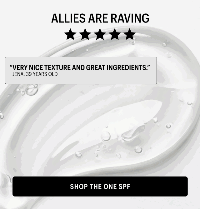 ALLIES ARE RAVING - Shop Now