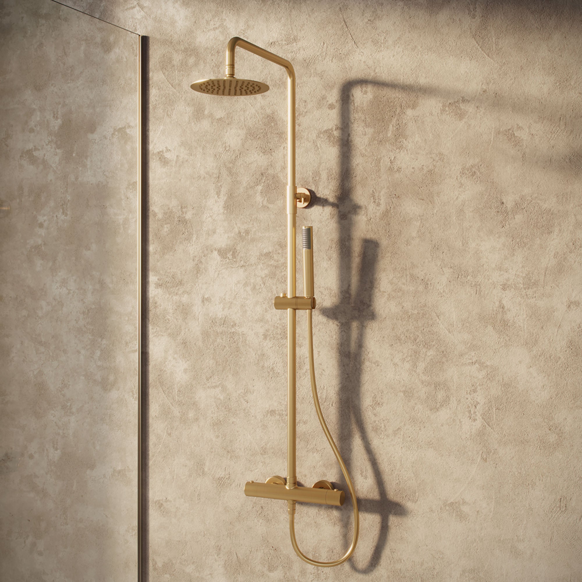 Purity Shower brushed gold