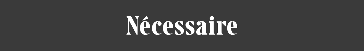 Nécessaire