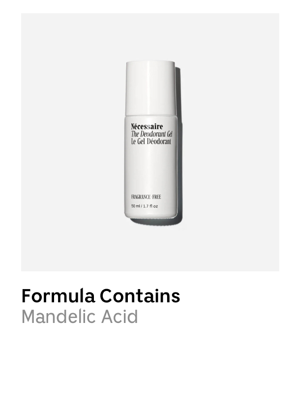 Formula contains Mandelic Acid