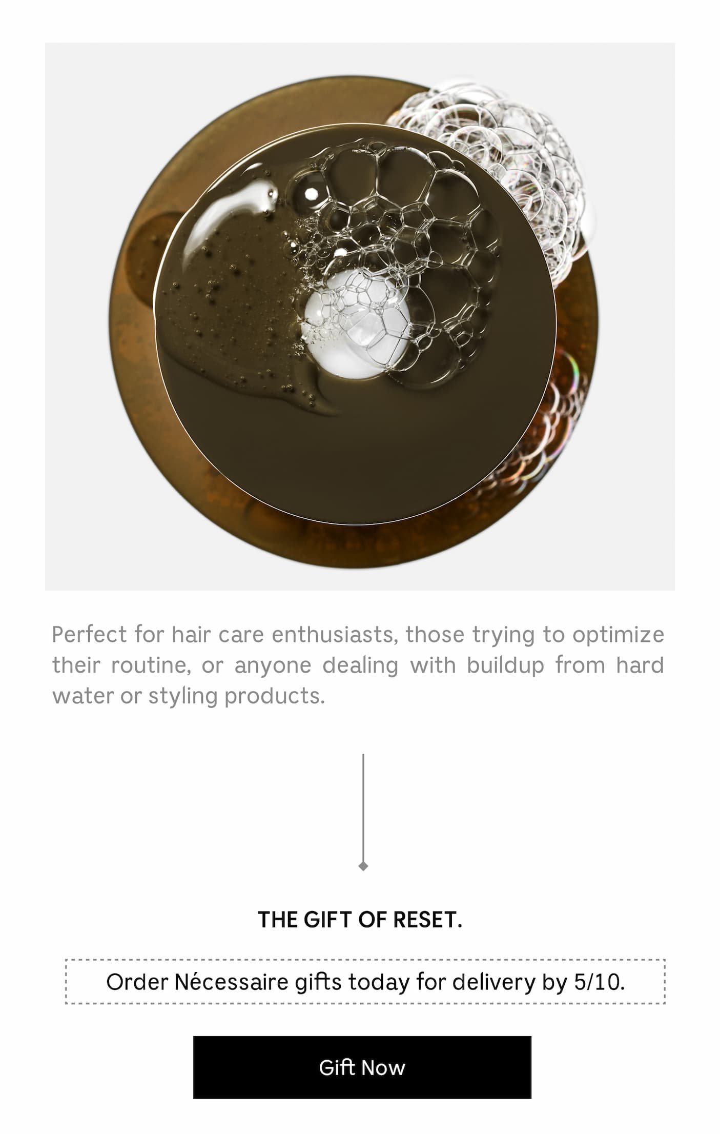 THE GIFT OF RESET. | Order Nécessaire gifts today for delivery by 5/10. | Gift Now