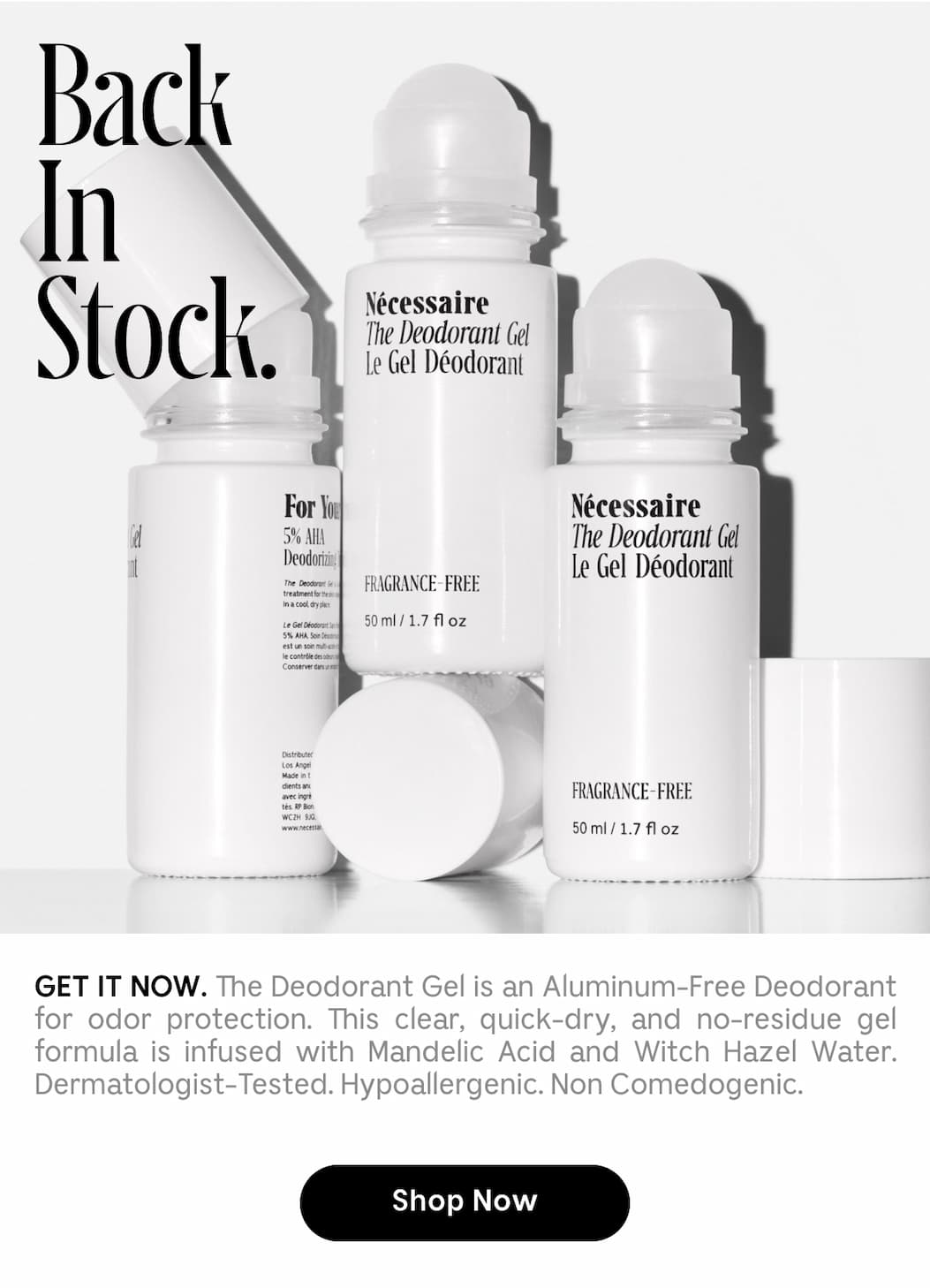 Back in Stock