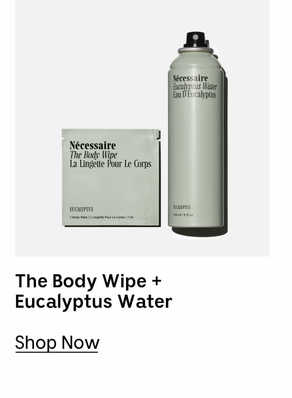 The Body Wipe + Eucalyptus Water | Shop Now