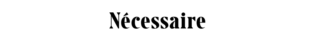 Nécessaire
