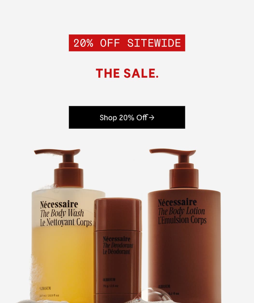 20% OFF SITEWIDE | THE SALE. | Shop 20% Off